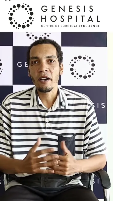 Varicose vein EVRF treatment patient testimony, Genesis Hospital Chennai